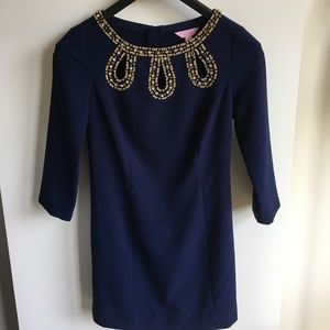 Navy Blue Lilly Pulitzer Dress